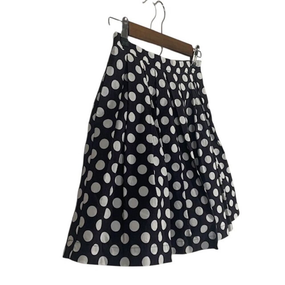 Coquette Polka Dot Mini Skirt Small Retro Mod Pinup Rockabilly Paris Chic Cotton